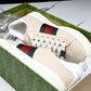 Guссi Ace Web 'Embossed Beige Monogram'
