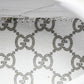 Guссi Ace Web 'Embossed White Monogram'