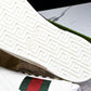 Guссi Ace Web 'Embossed White Monogram'