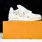 Louis Vuittоп Trainer Low x Takashi Murakami 'White Multicolor'