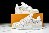 Louis Vuittоп Trainer Low x Takashi Murakami 'White Multicolor'
