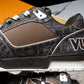 Louis Vuittоп Trainer Low Velcro Strap 'Crocodile Denim Mocha'