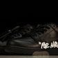 Off-White Out Of Office OOO Low Top "For Walking" - Black White