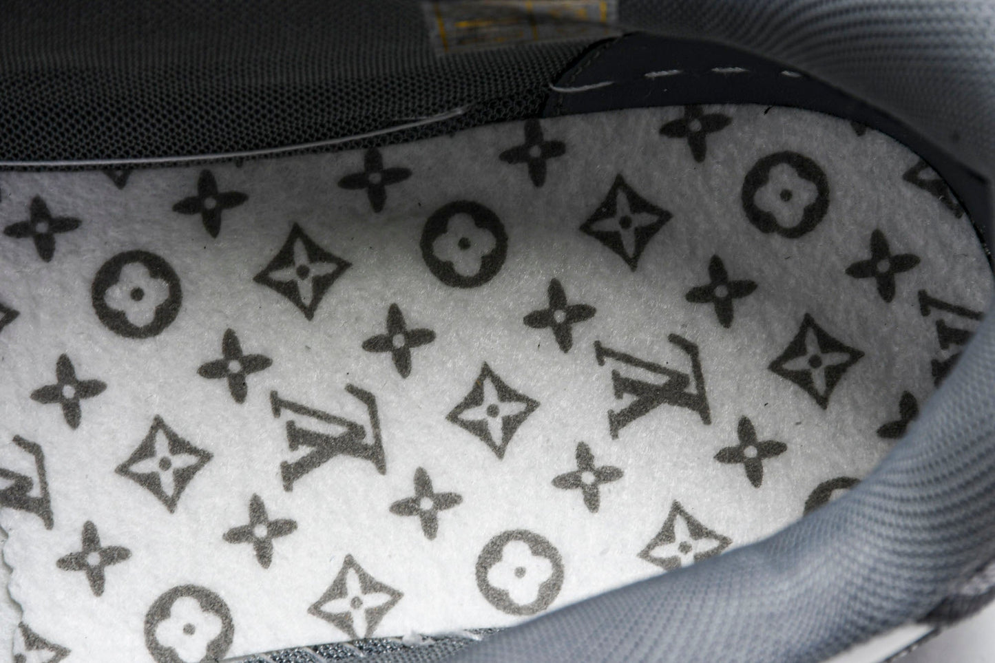 Louis Vuittоп Trainer Low Velcro Strap 'Monogram Denim Grey'
