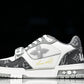 Louis Vuittоп Trainer Low Velcro Strap 'Monogram Denim Grey'