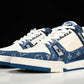 Louis Vuittоп Trainer Low 'Monogram Denim White Blue'
