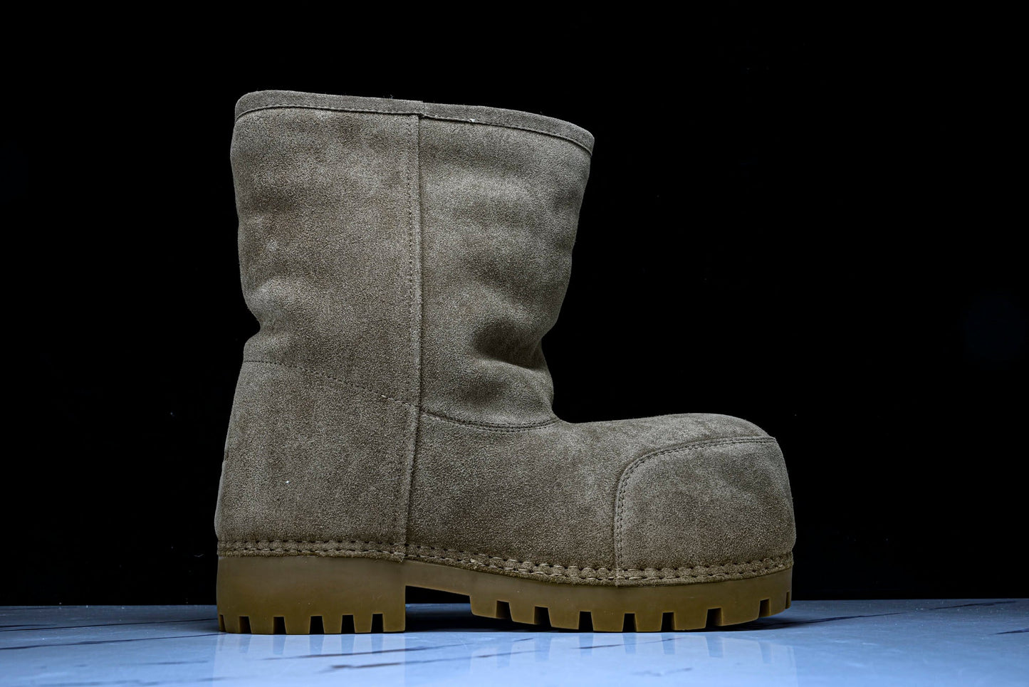 Вalenciaga Alaska Fur Boot 'Brown'