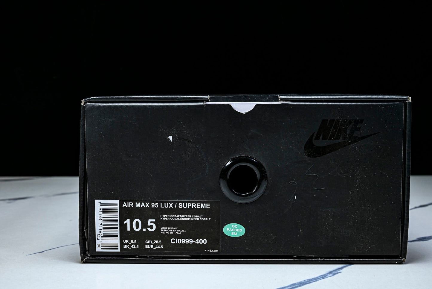 Supreme x AM95 Lux 'Hyper Cobalt'