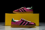 Guссi x Gazelle 'Pink' - UK 8 / US 8.5 / EU 42