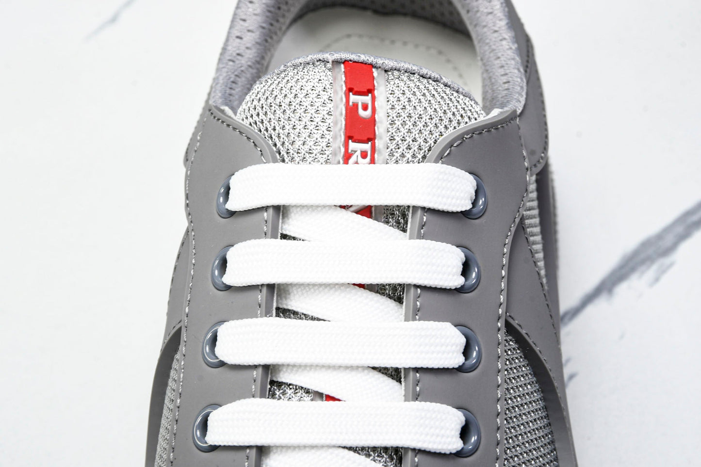 Prada America's Cup Sneaker Soft Rubber 'Steel Grey'
