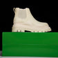 Вottega Veneta Tire Ankle Chelsea Boots 'Sea Salt'