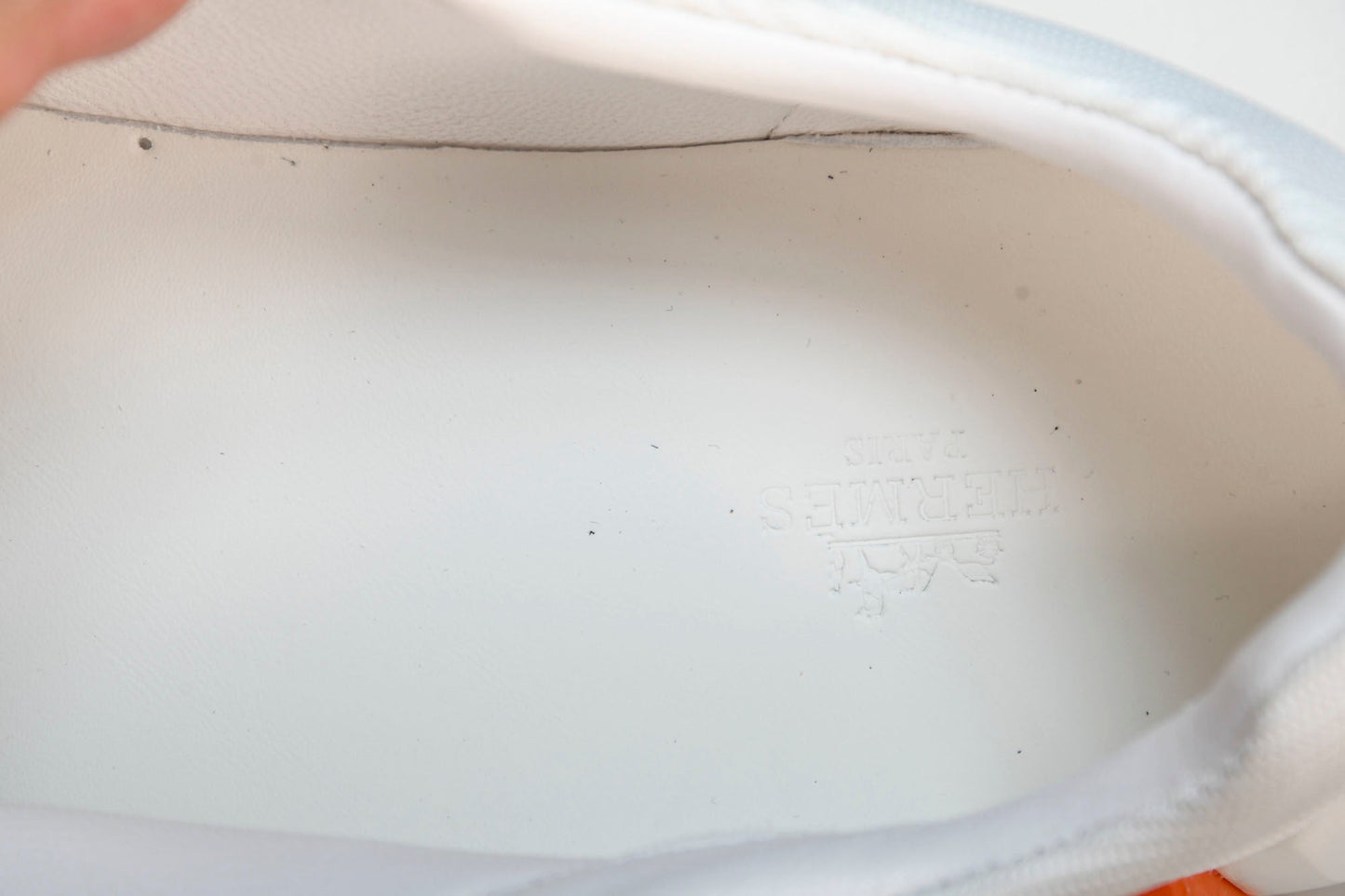 Hermès Bouncing Sneaker 'Blanc Orange'