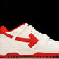 Off-White Out Of Office OOO Low Top 'White Red'