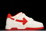 Off-White Out Of Office OOO Low Top 'White Red'