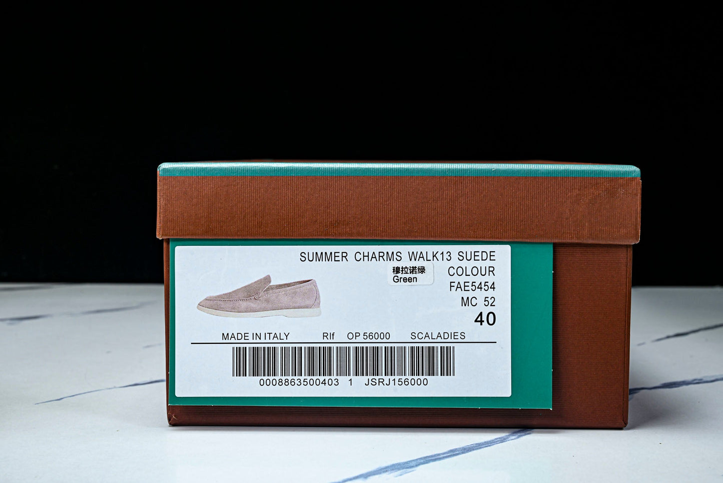 Loro Piana Summer Walk Loafer 'Green'