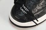 Louis Vuittоп x AF1 by Virgil Abloh 'Black'