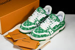 Louis Vuittоп Trainer Low 'Green Monogram Textile'