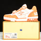 Louis Vuittоп Trainer Low Velcro Strap 'Monogram Denim Orange'
