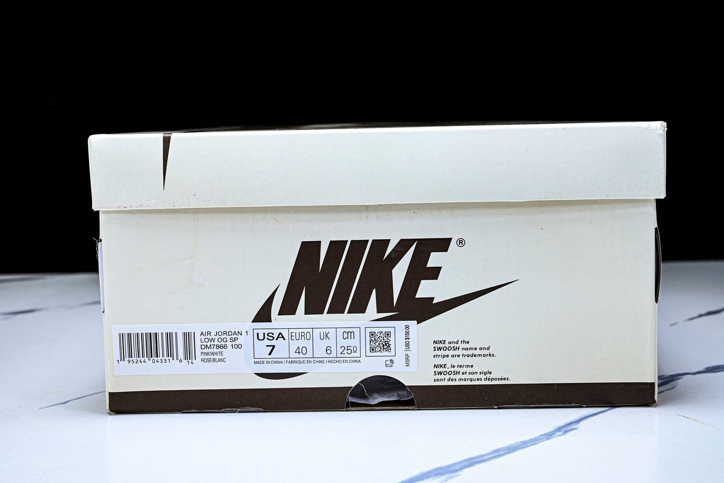 Travis Scott AJ1 Retro Low OG 'Tropical Pink'