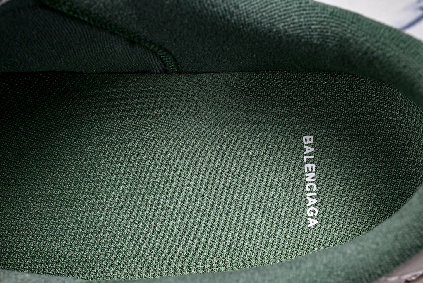 Вalenciaga Hamptons Worn-Out Sneaker 'Beige Green'