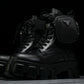Prada Monolith Boots with Pouch 'Black'