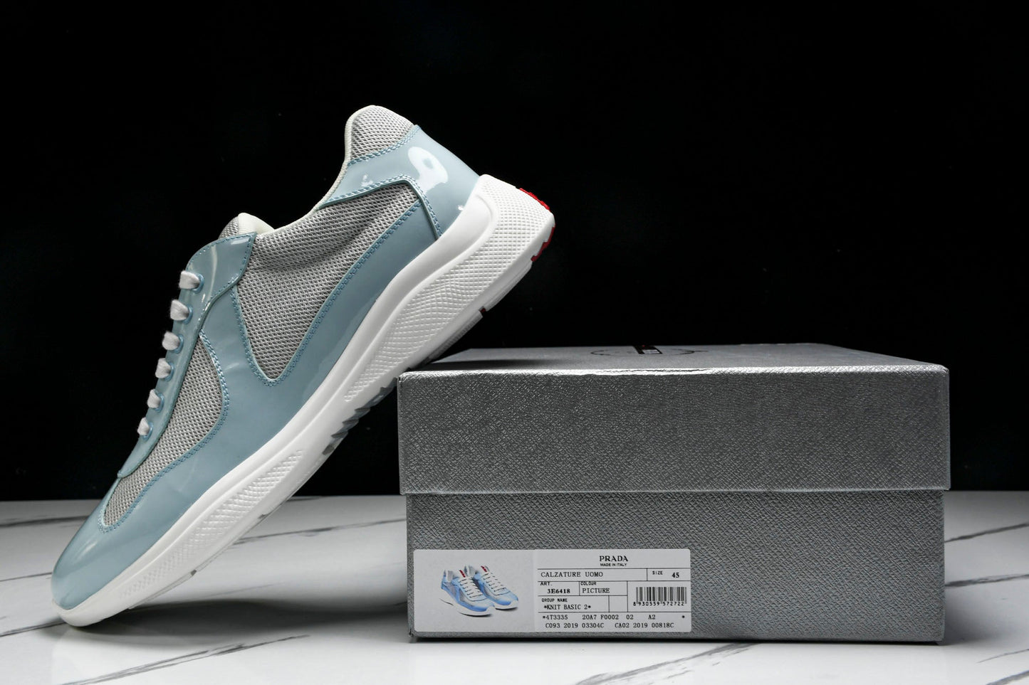 Prada America's Cup Sneaker 'Celeste Silver'