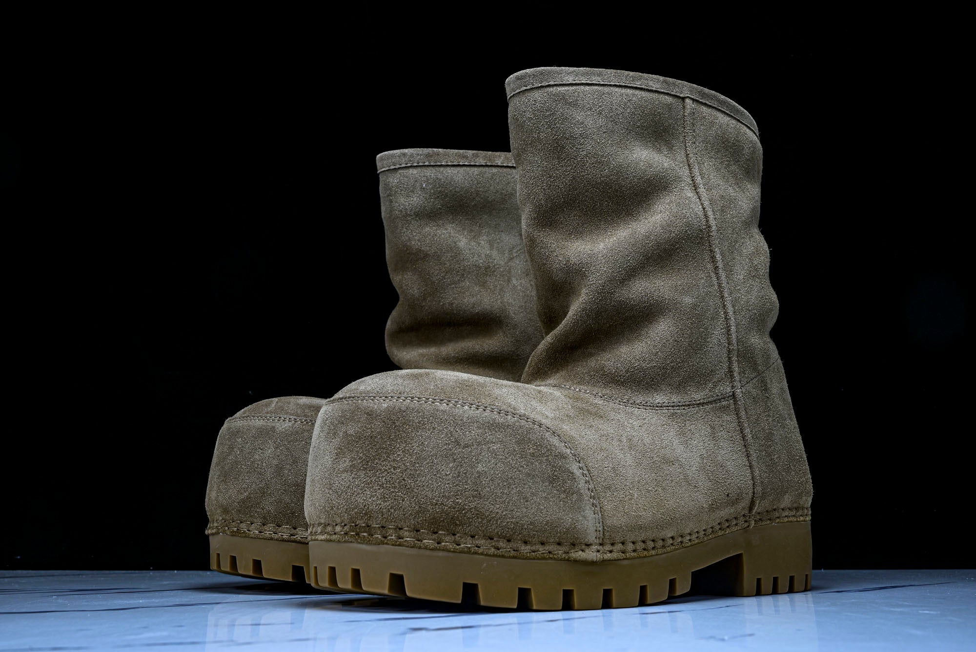 Вalenciaga Alaska Fur Boot 'Brown'