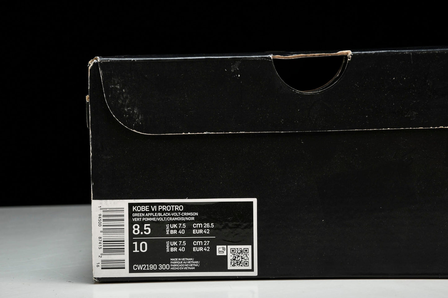 Kobe 6 Protro 'Grinch' - UK 7.5 / US 8.5 / EU 42