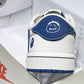 Travis Scott AJ1 Low x BAPE 'White Blue' (Custom)