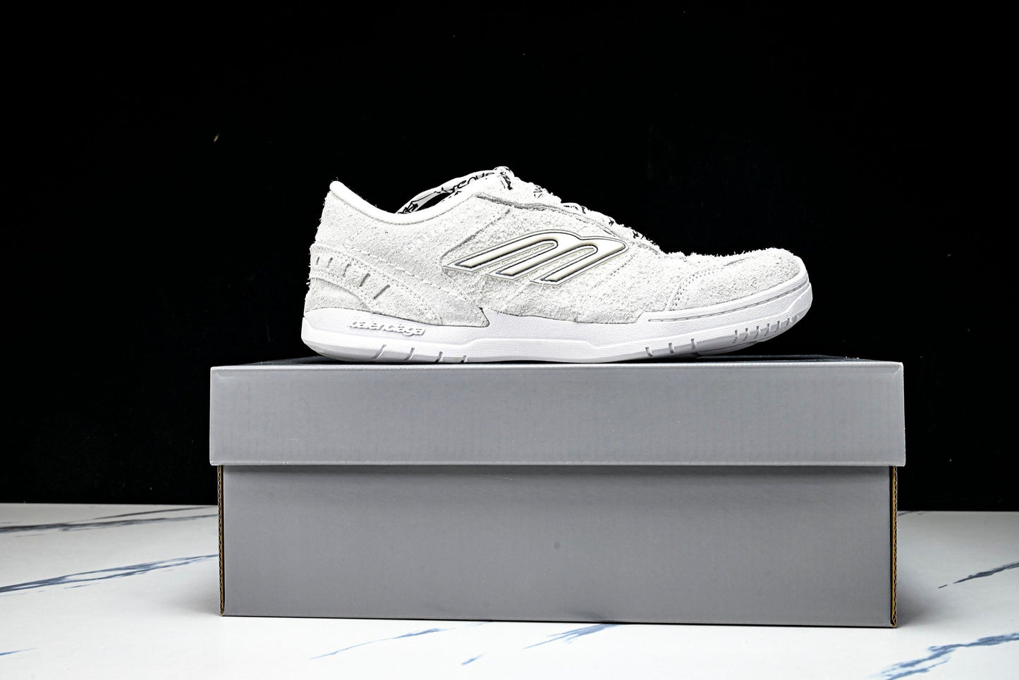 Вalenciaga Hamptons Suede Sneaker 'Off-White'