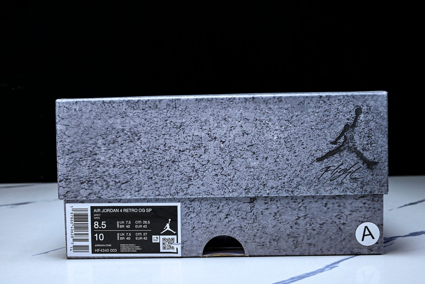 Nigel Sylvester x AJ4 Retro OG Brick by Brick 'Grey' (Unreleased)