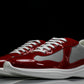 Prada America's Cup Sneaker 'Red Silver'