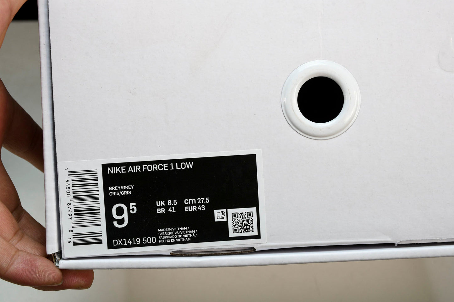 Off-White AF1 'Grey' (Unreleased)