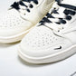Travis Scott AJ1 Low x Supreme 'White Black Sole' (Custom)