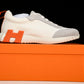 Hermès Bouncing Sneaker 'Blanc Orange Gris'