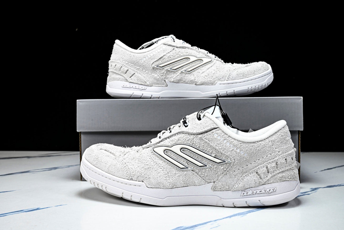 Вalenciaga Hamptons Suede Sneaker 'Off-White'