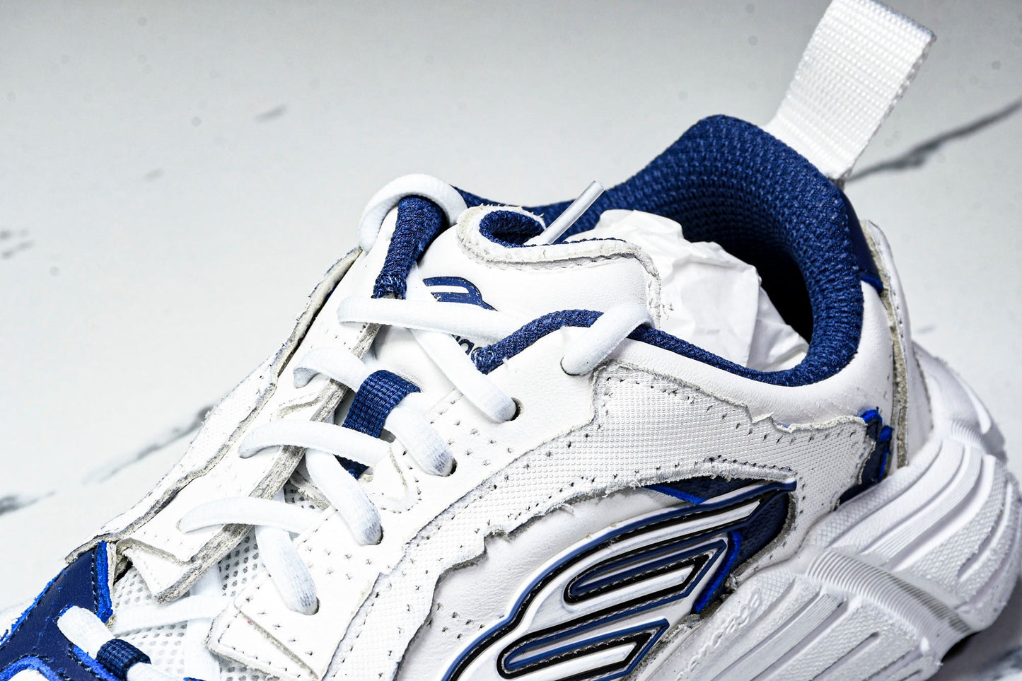 Вalenciaga Monday Shoe 'White Navy'