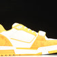 Louis Vuittоп Trainer Low Velcro Strap 'Monogram Denim Yellow'