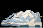 Off-White Out Of Office OOO Low Top 'Sartorial Stitching - Blue White'