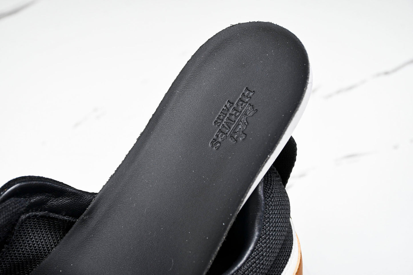 Hermès Bouncing Sneaker Panelled 'Noir Marron Blanc'