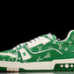 Louis Vuittоп Trainer Low 'Green Monogram Textile'