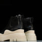 Вottega Veneta Tire Ankle Chelsea Boots 'Black Sea Salt'