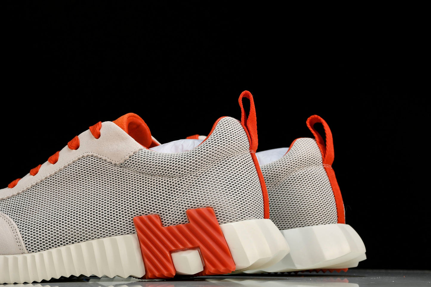 Hermès Bouncing Sneaker 'Blanc Orange Bleu'