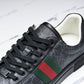 Guссi Ace Web 'Black Monogram'