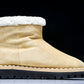 Prada Suede Booties 'Beige'