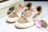 Travis Scott AJ1 Retro Low OG 'Sail Shy Pink'