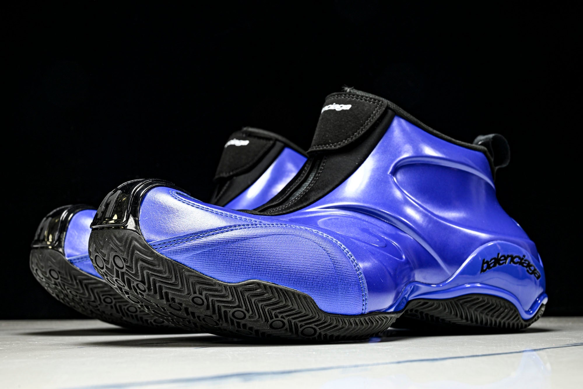Вalenciaga Basketball Sneaker 'Blue Metallic'