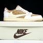 Travis Scott AJ1 Retro Low OG 'Sail Shy Pink'