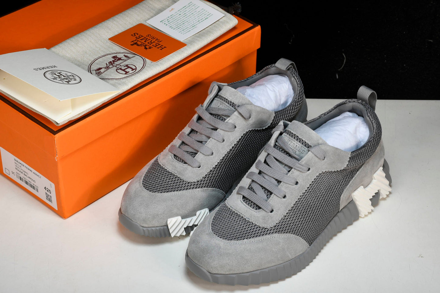 Hermès Bouncing Sneaker 'Gris'