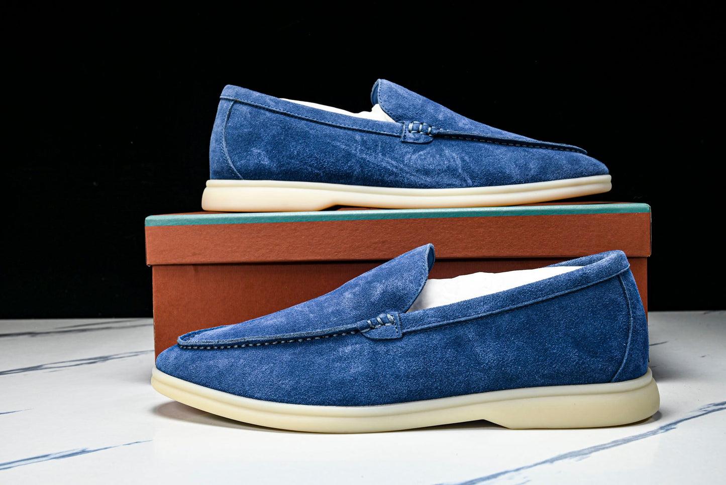 Loro Piana Summer Walk Loafer 'Blue'